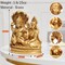 Lord Vishnu and Lakshmi Ji Brass Statue Rest Upon Shesha Naag Hindu God Goddess Religious Idol Figurines for Mandir Pooja Home Temple Diwali Puja - Housewarming Gift